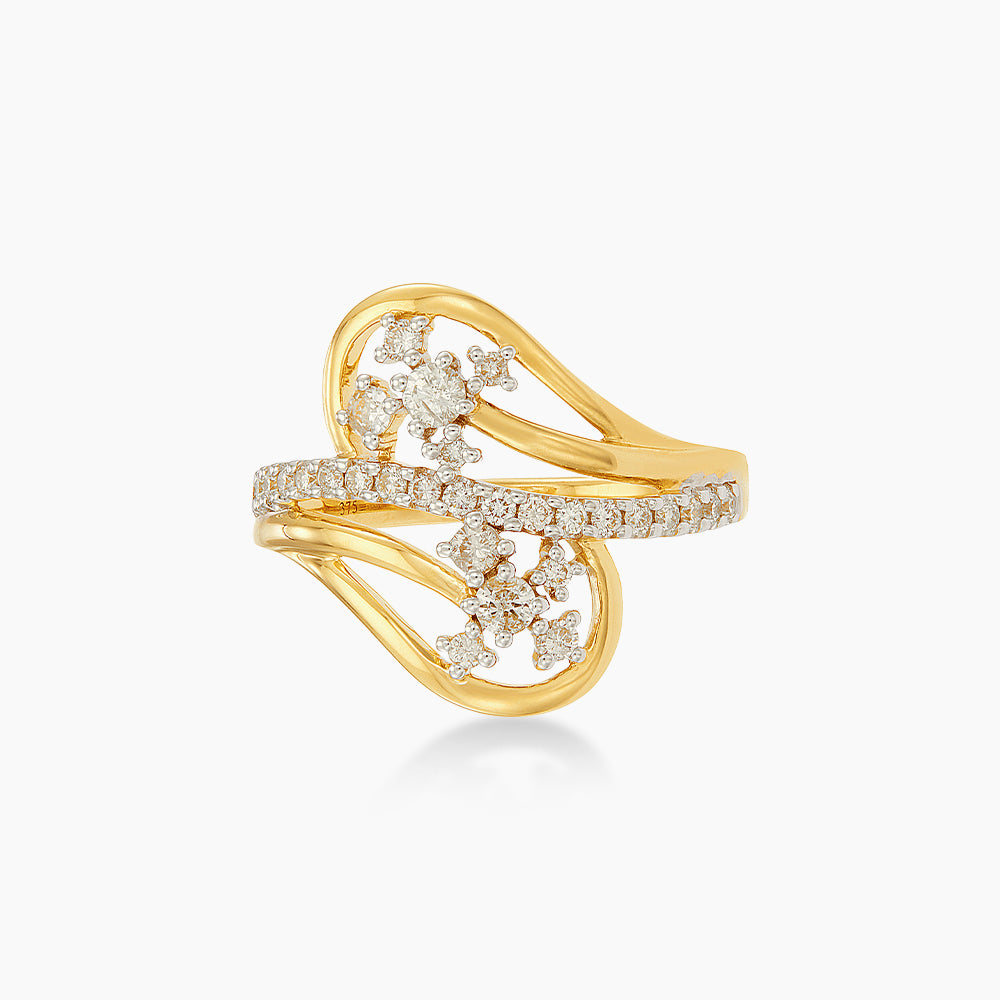 CHIC | Diamond Ring in 375/9K Yellow Gold 271970125