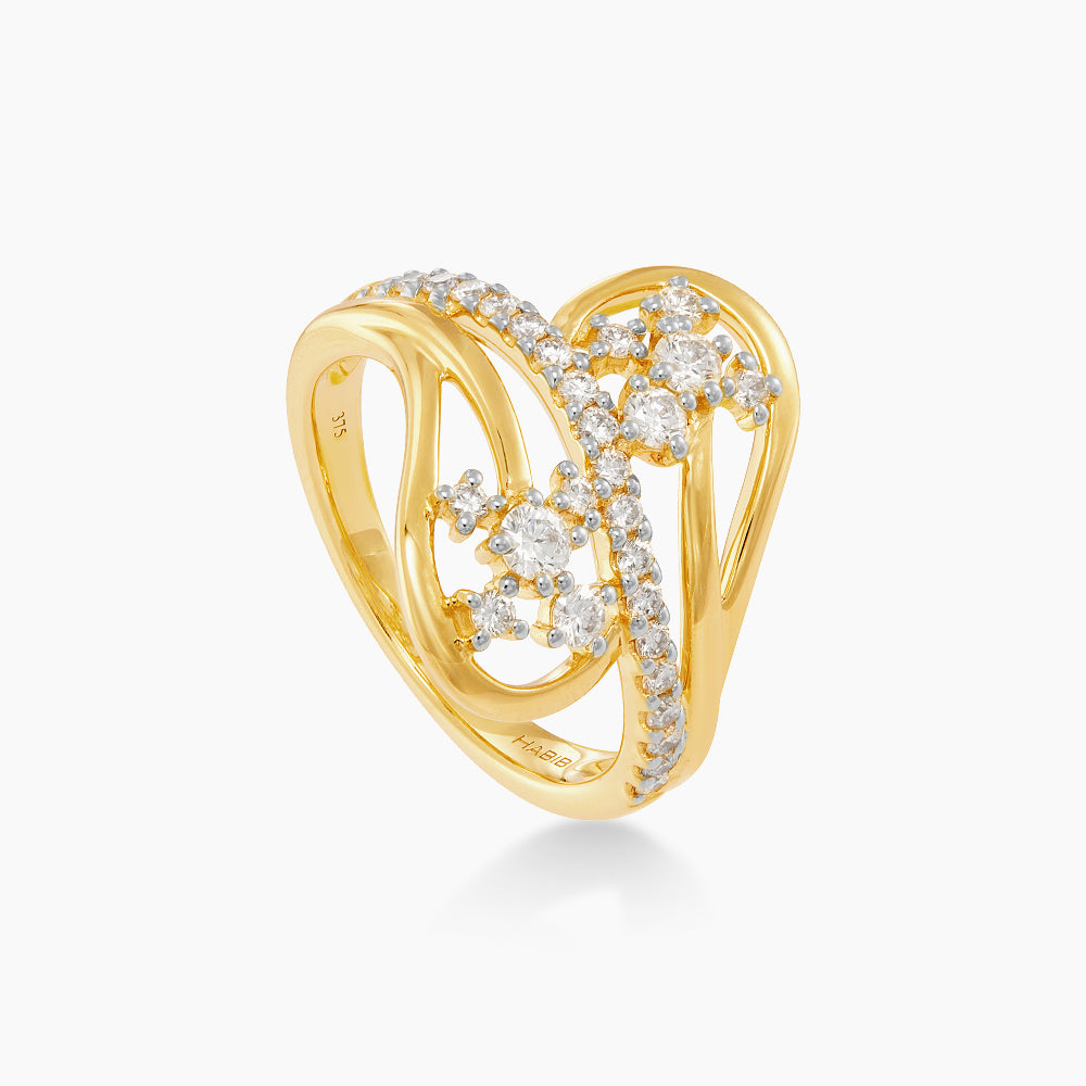 CHIC | Diamond Ring in 375/9K Yellow Gold 271970125