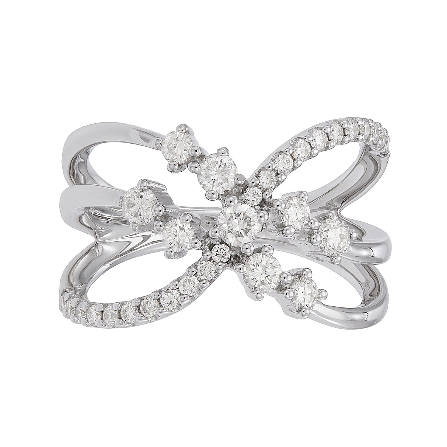 CHIC | Diamond Ring in 375/9K White Gold 272010125