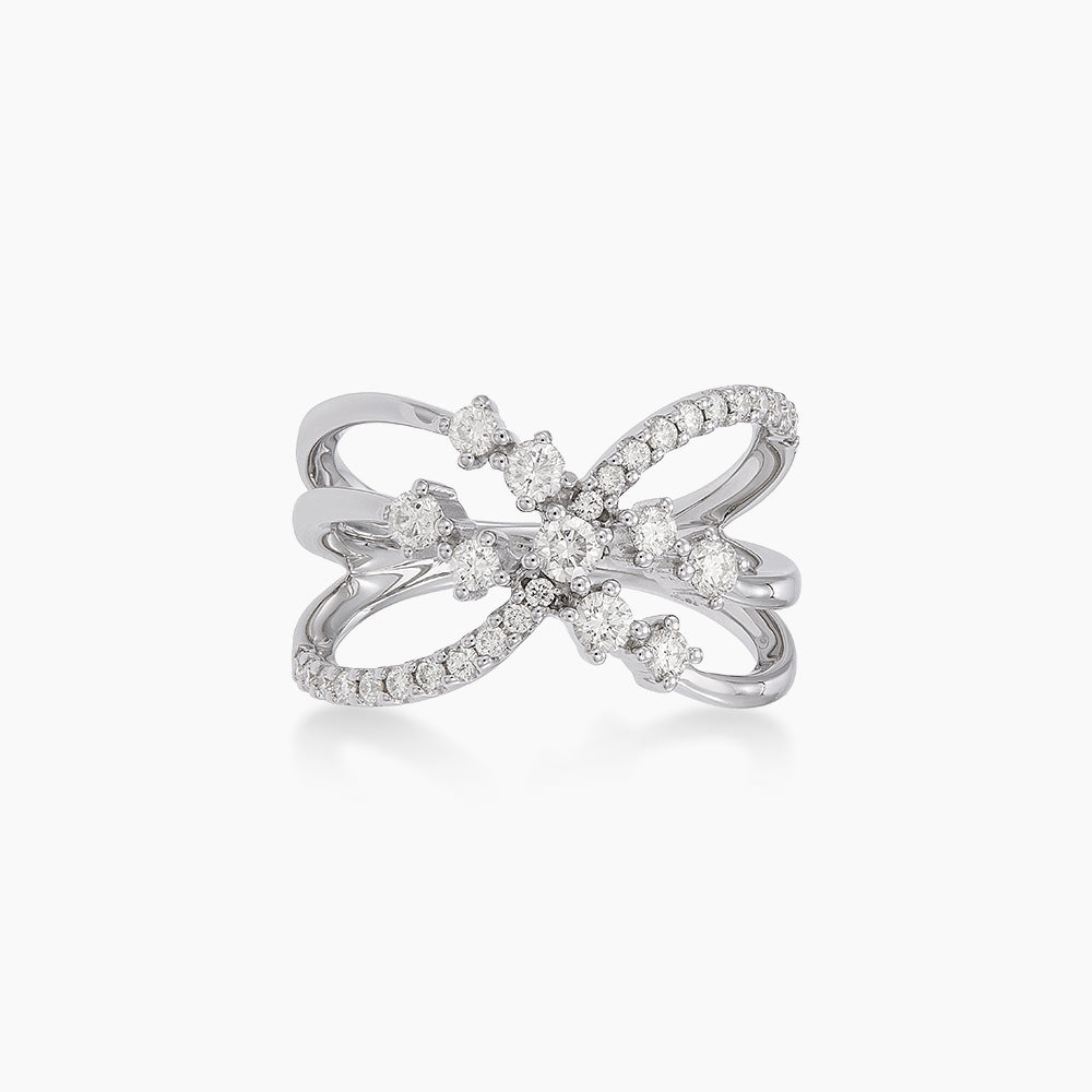 CHIC | Diamond Ring in 375/9K White Gold 272010125