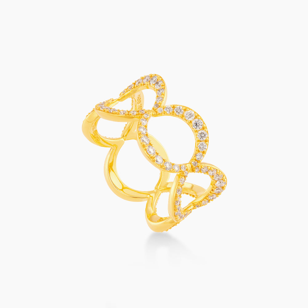 Diamond Ring in 750/18K Yellow Gold 272320325