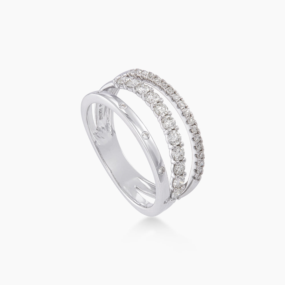 Diamond Ring in 375/9K White Gold 272600325