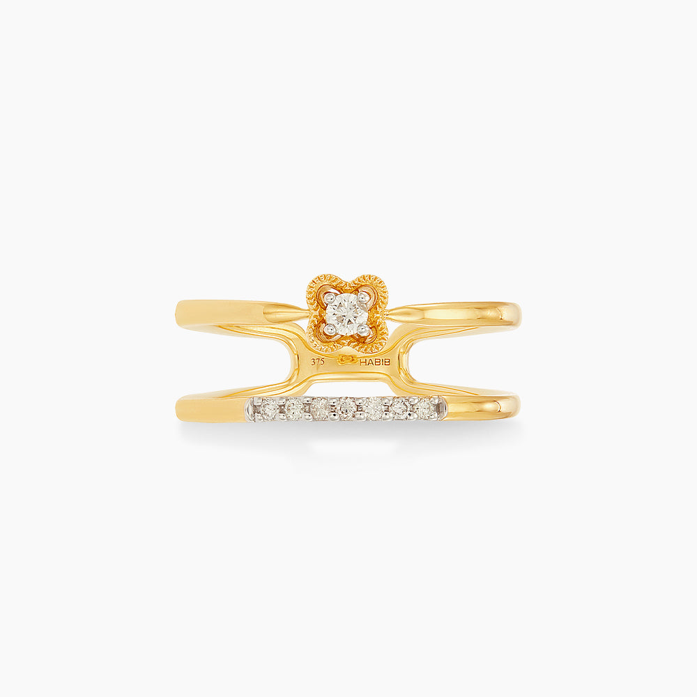 CHIC | Diamond Ring in 375/9K Yellow Gold 273310625