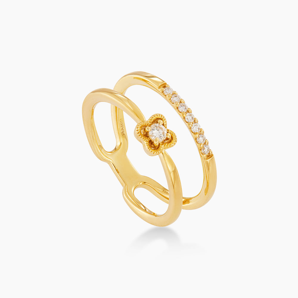 CHIC | Diamond Ring in 375/9K Yellow Gold 273310625