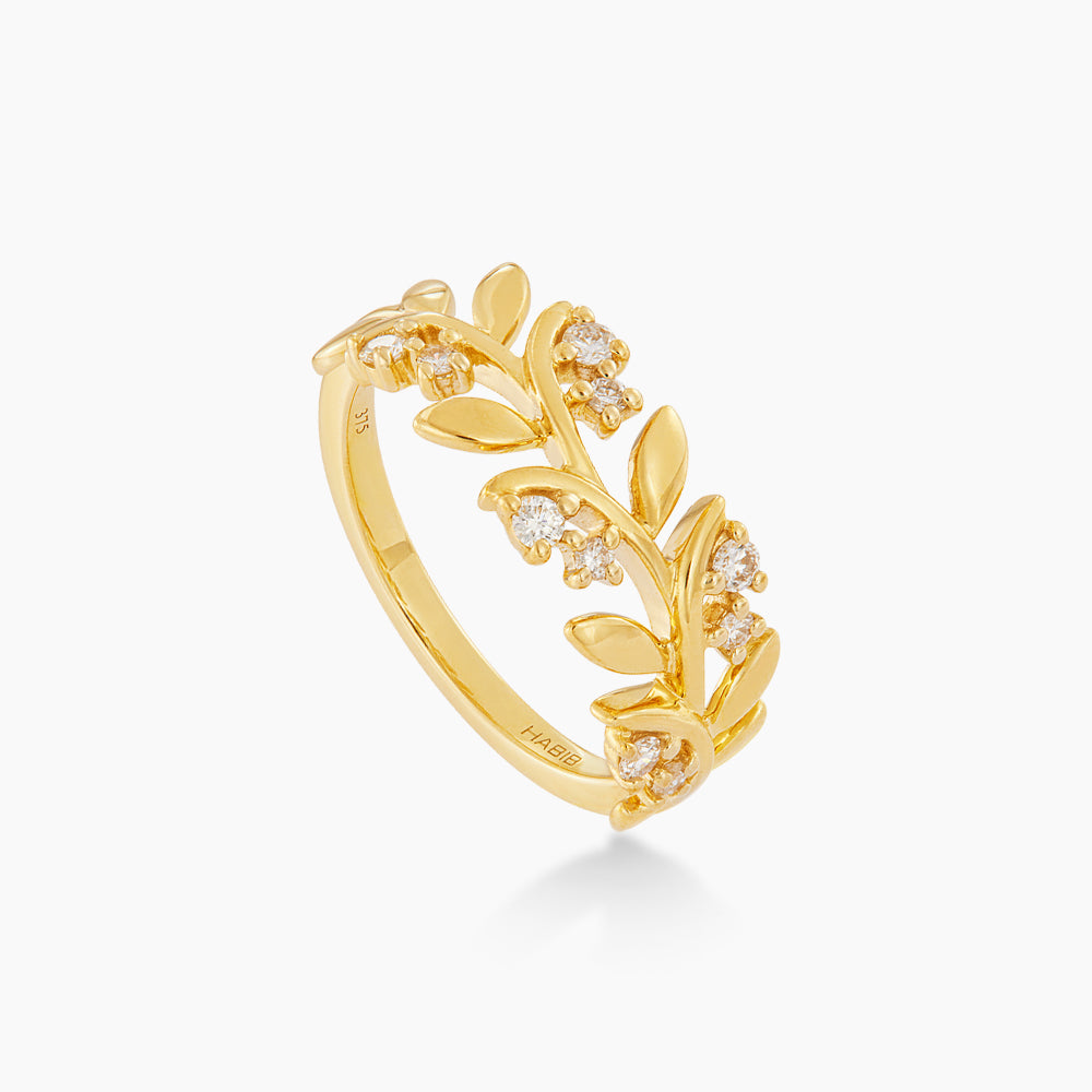 CHIC | Diamond Ring in 375/9K Yellow Gold 273330625