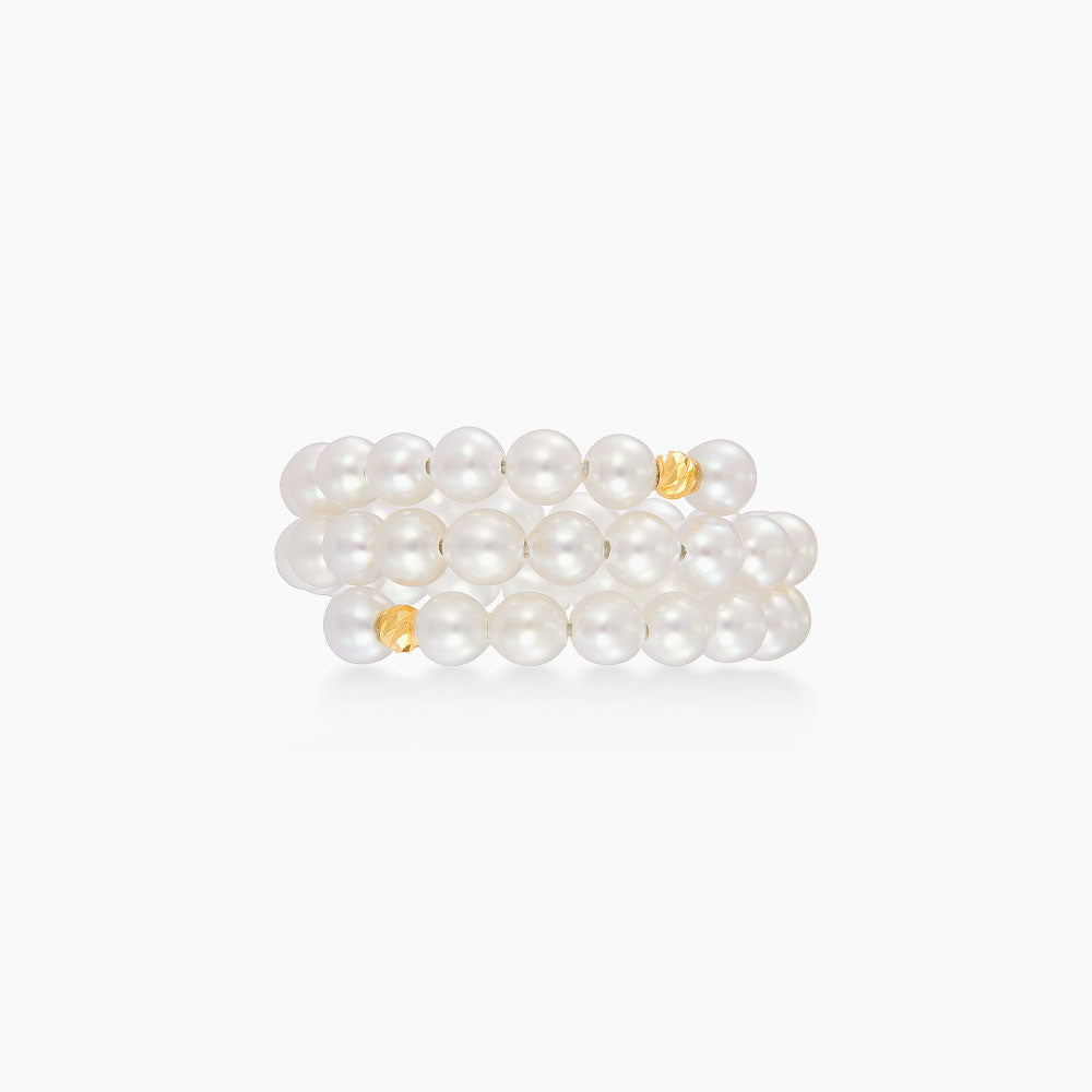 Fresh Water Pearl Ring in 750/18K Yellow Gold 273820725