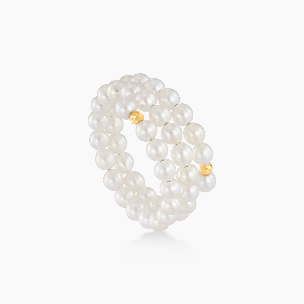 Fresh Water Pearl Ring in 750/18K Yellow Gold 273820725
