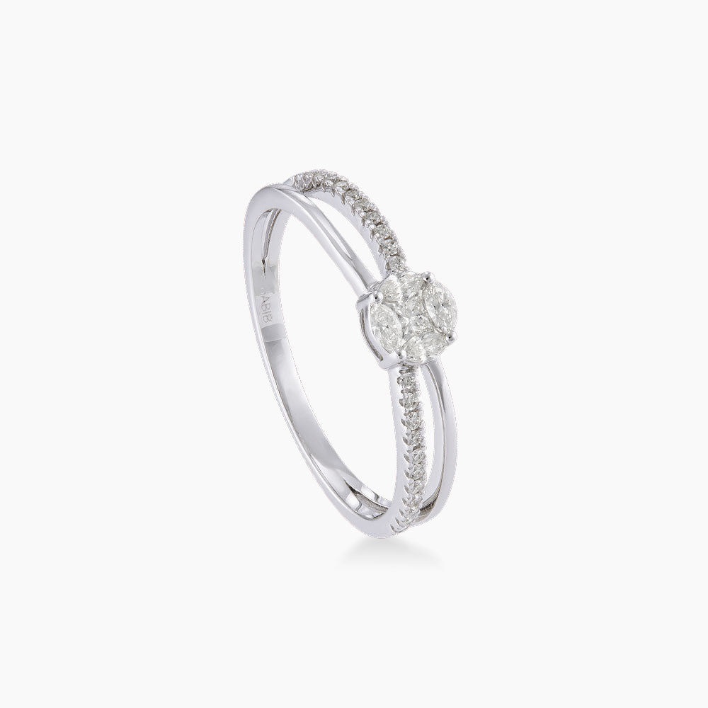 EMPRESS | Diamond Ring in 750/18K White Gold Ring 274221225(WG)