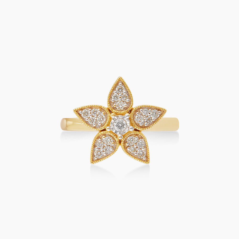 Diamond Ring in 375/9K Yellow Gold 274320126(R)