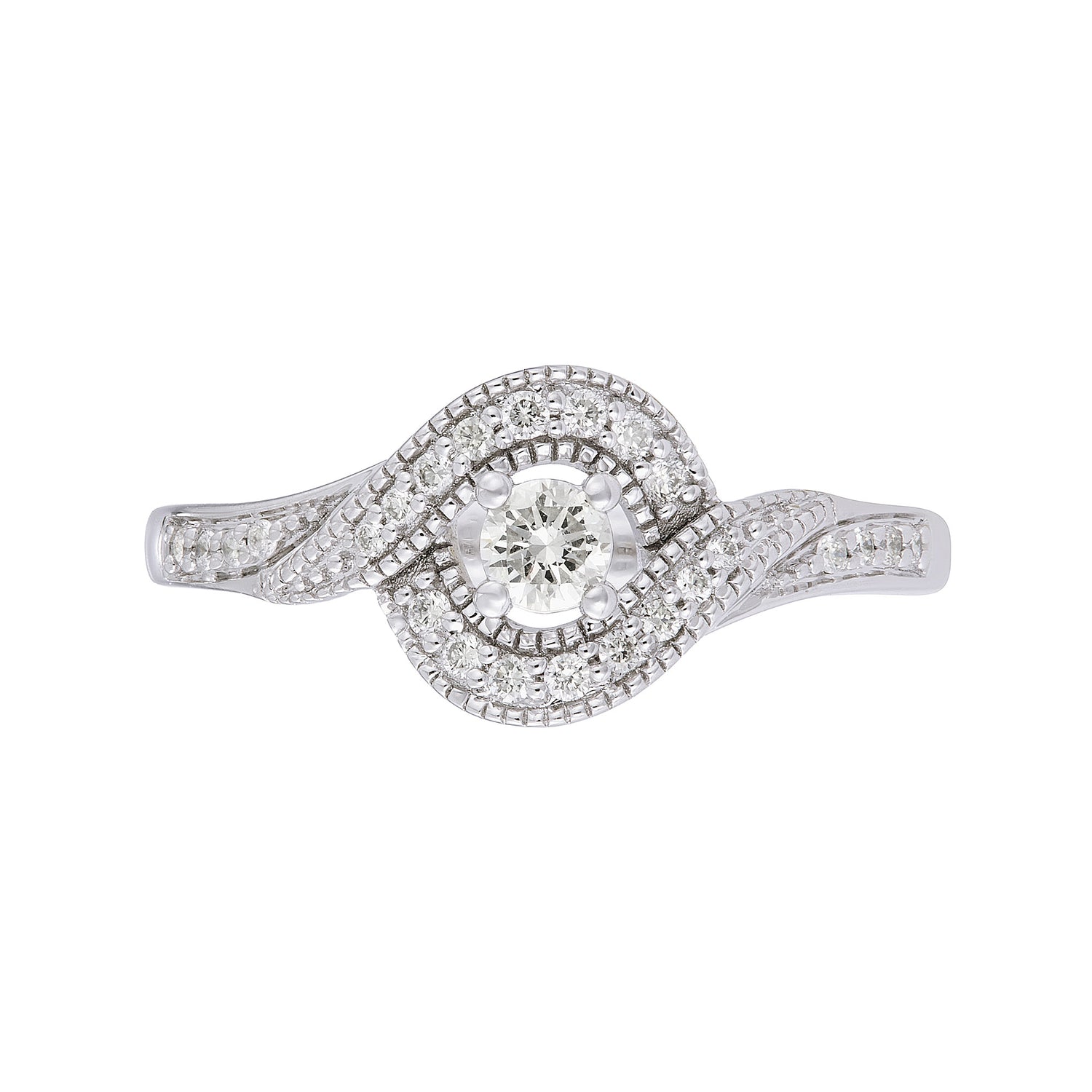 Diamond Ring in 375/9K White Gold 274400126
