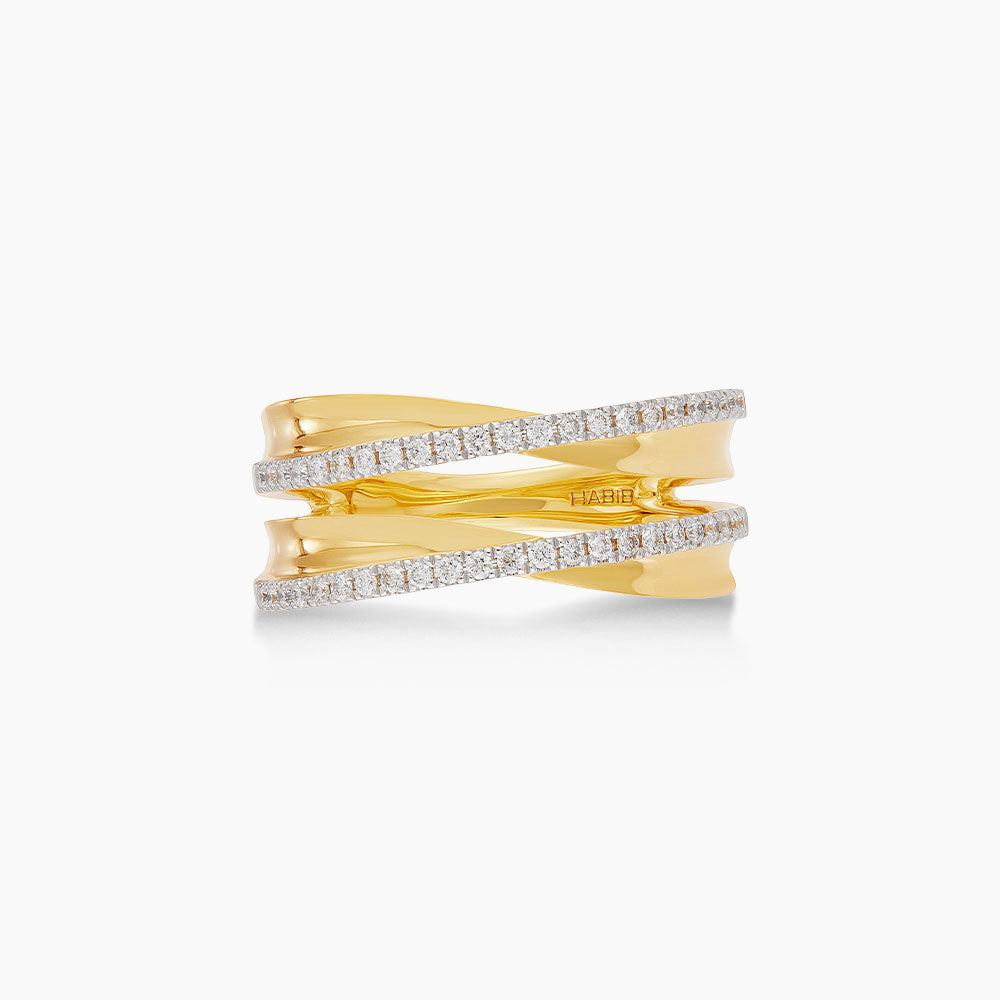 Diamond Ring in 750/18K Yellow Gold 274440126