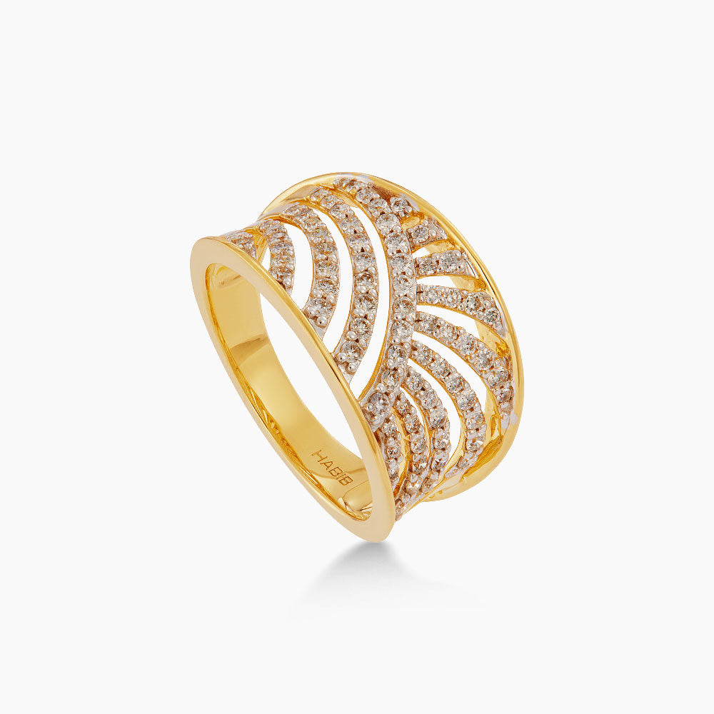 Diamond Ring in 750/18K Yellow Gold 274450126