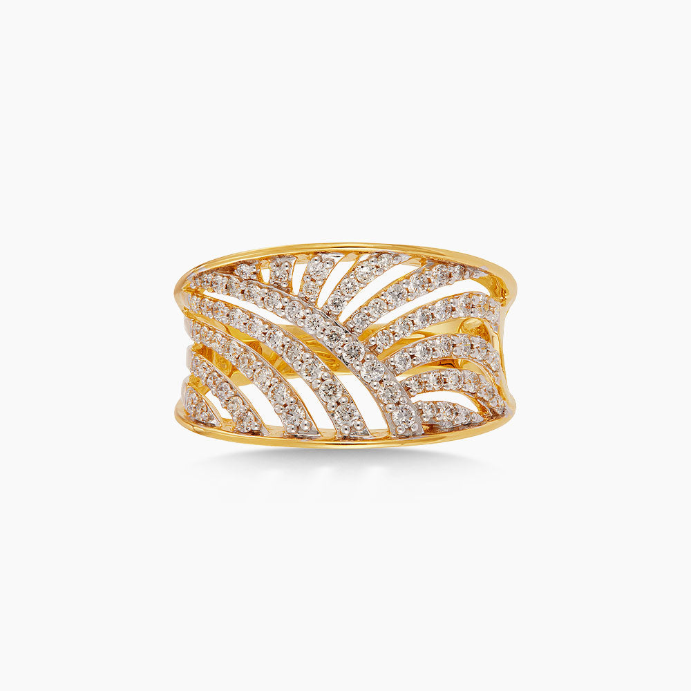 Diamond Ring in 750/18K Yellow Gold 274450126