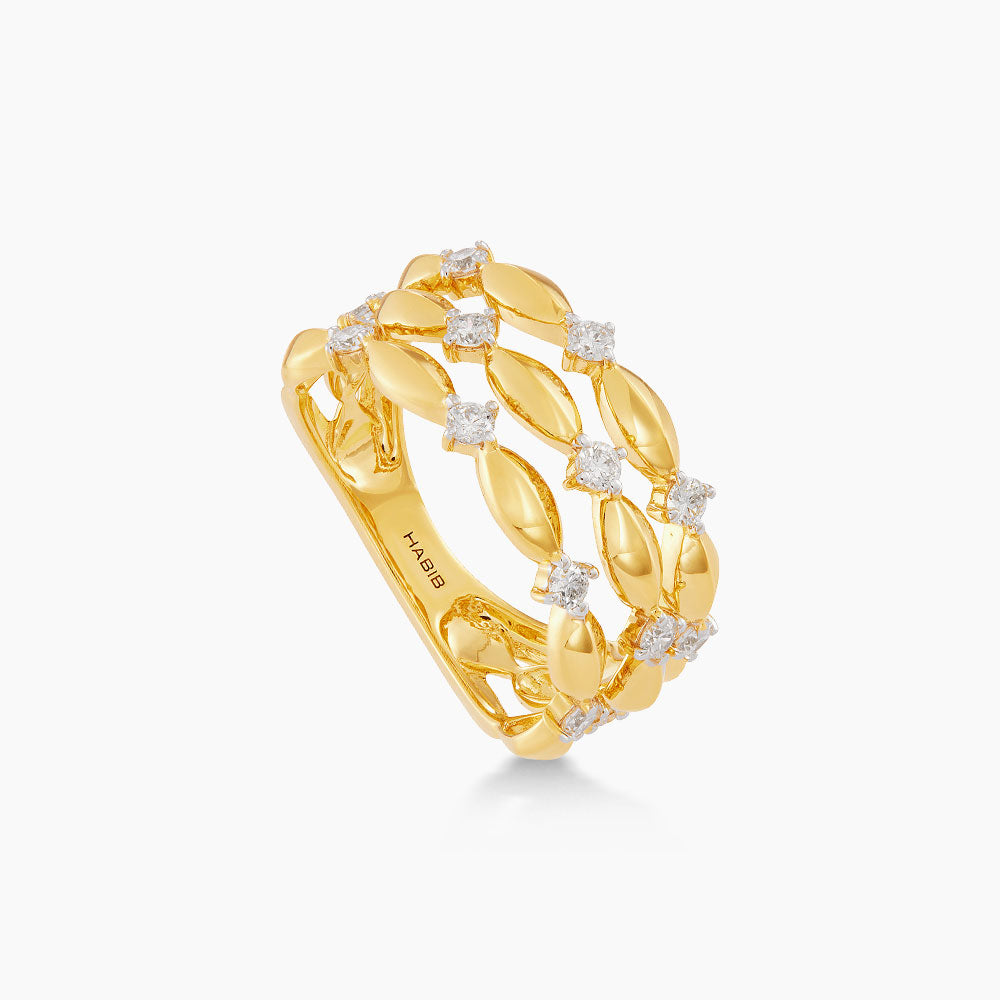 Diamond Ring in 750/18K Yellow Gold 274470126