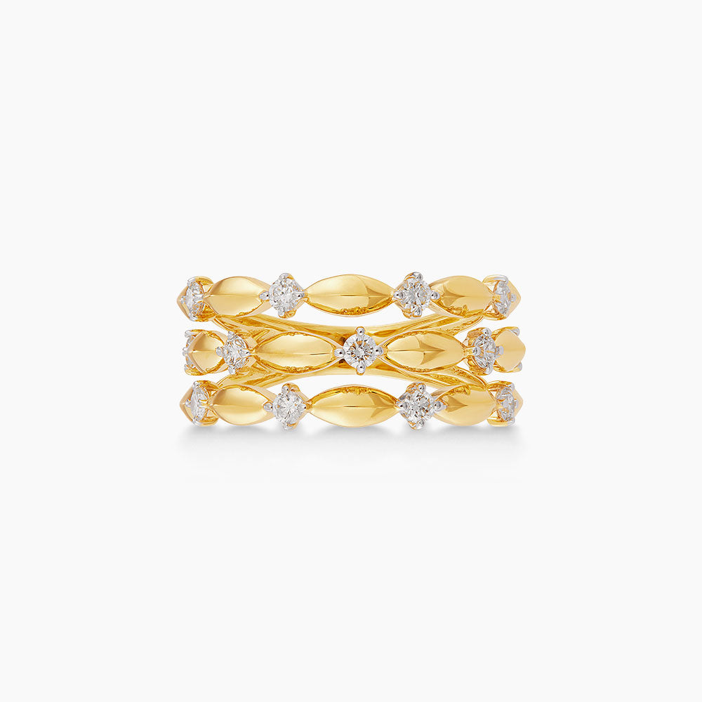 Diamond Ring in 750/18K Yellow Gold 274470126