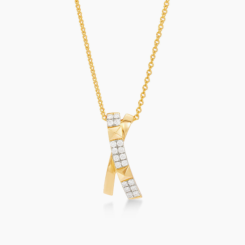 Diamond Necklace in 750/18K Yellow Gold 274480126(N)