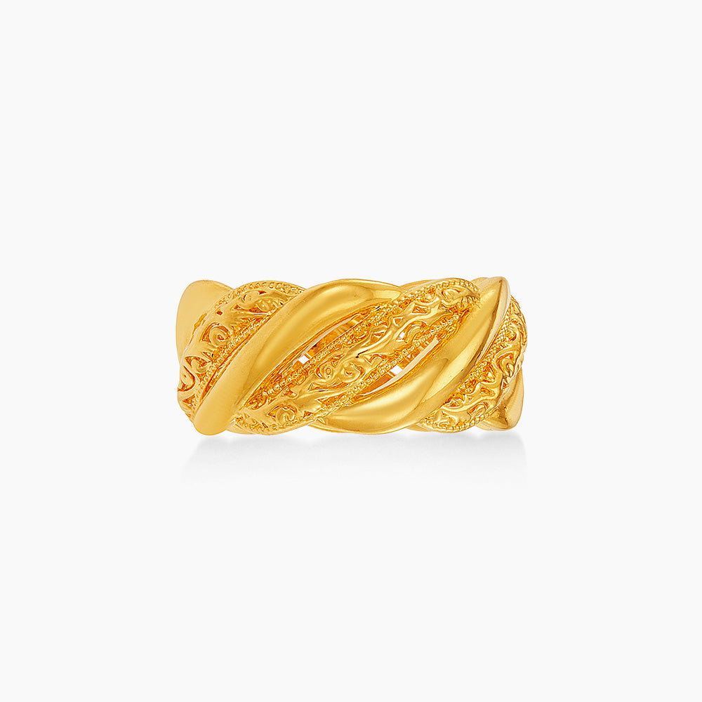 999/24K Yellow Gold Ring 9200030Y