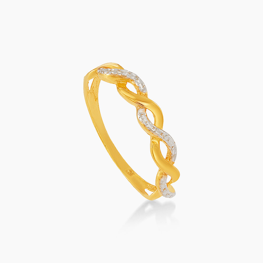 916/22K Yellow and White Gold Ring 6200186YW