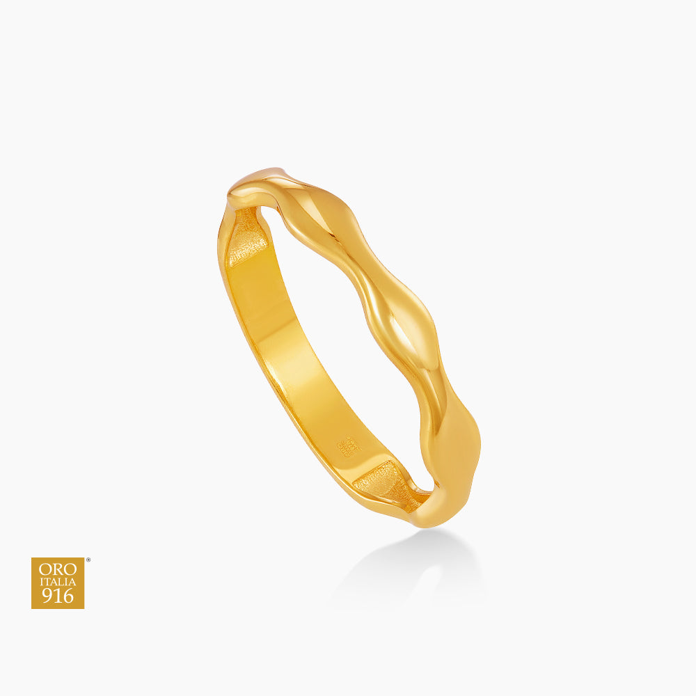 Oro Italia 916 Yellow Gold Ring GR62010726(YG) (22K Gold)