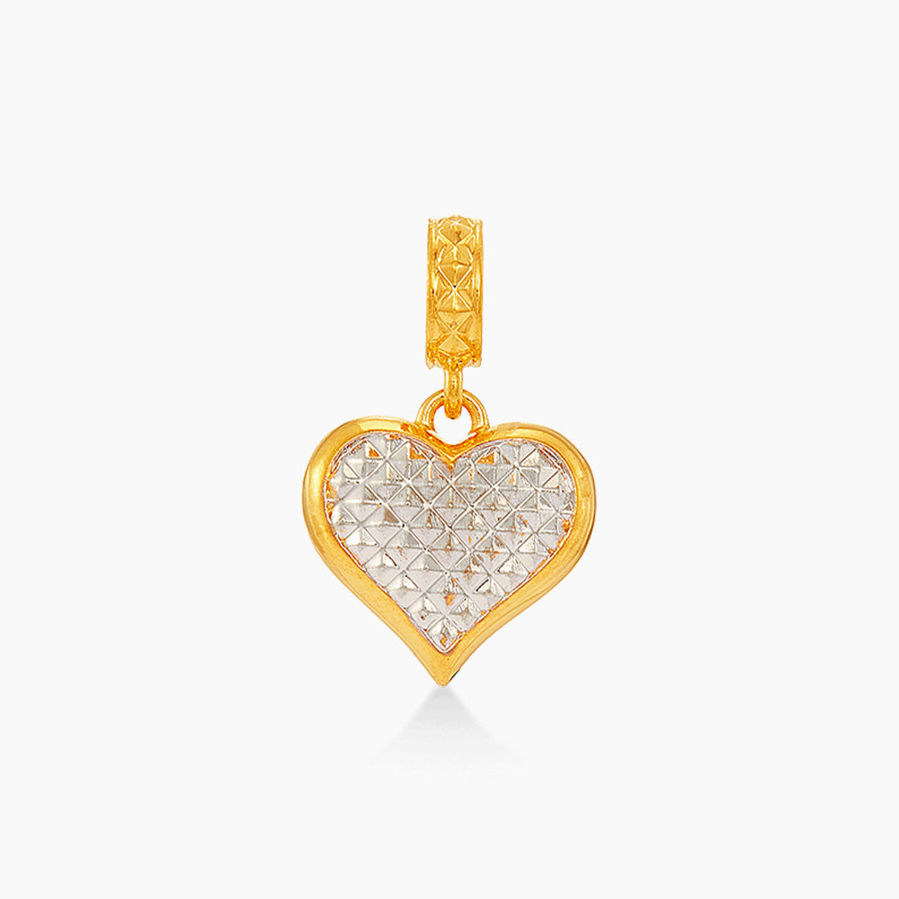 916/22K Yellow and White Gold Charm 6800118YW