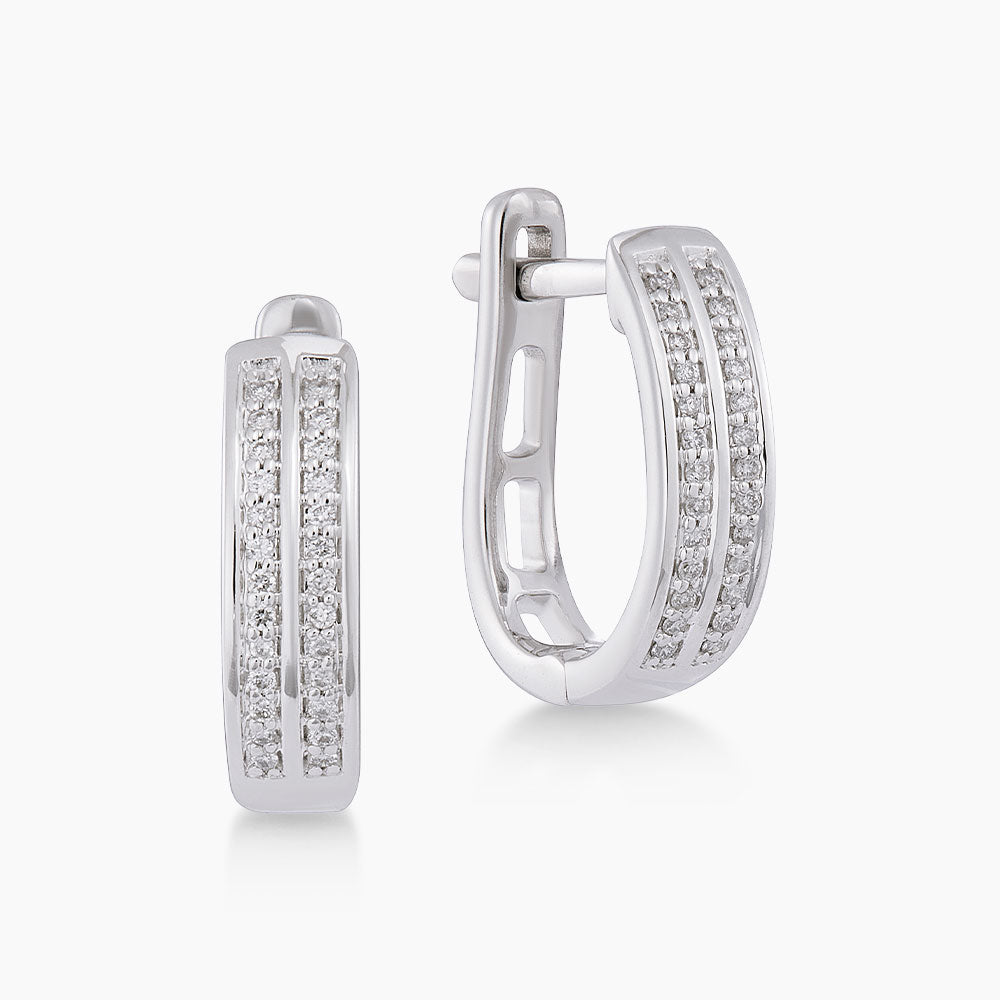 Diamond Earrings in 375/9K White Gold 458330126(WG)
