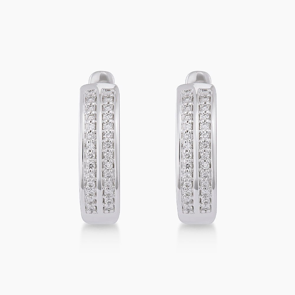 Diamond Earrings in 375/9K White Gold 458330126(WG)