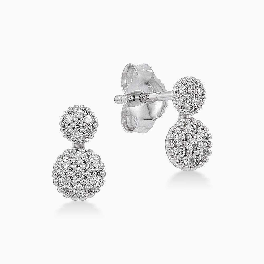 Diamond Earrings in 375/9K White Gold 458400326