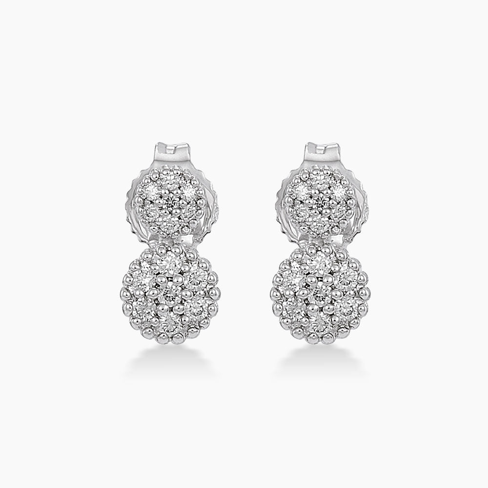 Diamond Earrings in 375/9K White Gold 458400326
