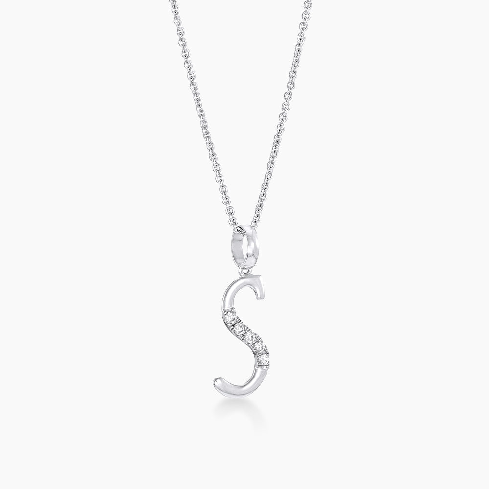 Diamond Necklace in 375/9K White Gold 560211023(S)-WG