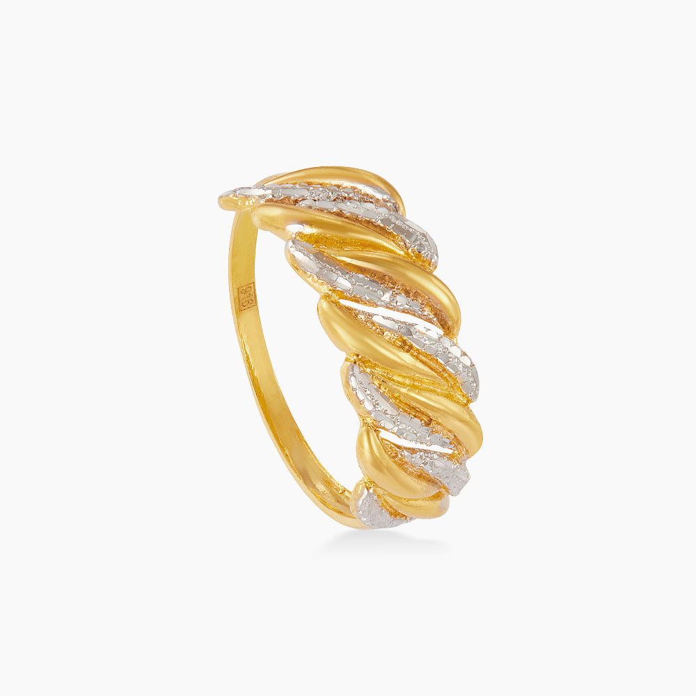 916/22K Yellow and White Gold Ring 6200057YW
