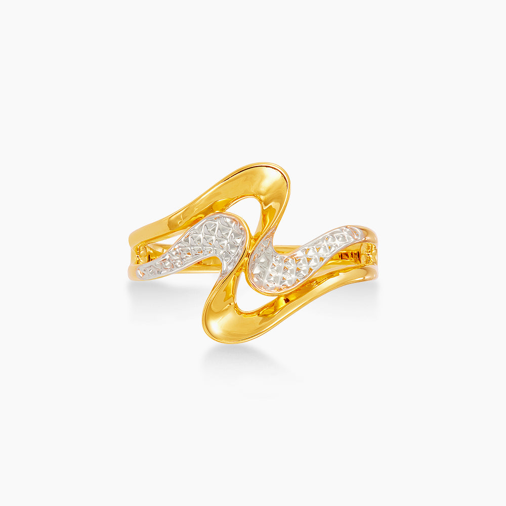 916/22K Yellow and White Gold Ring 6200287YW