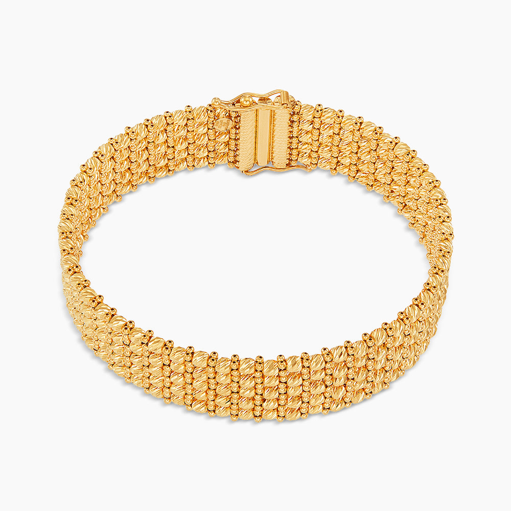 Oro Italia 916 Yellow Gold Bangle GB90880923(15) (22K Gold)