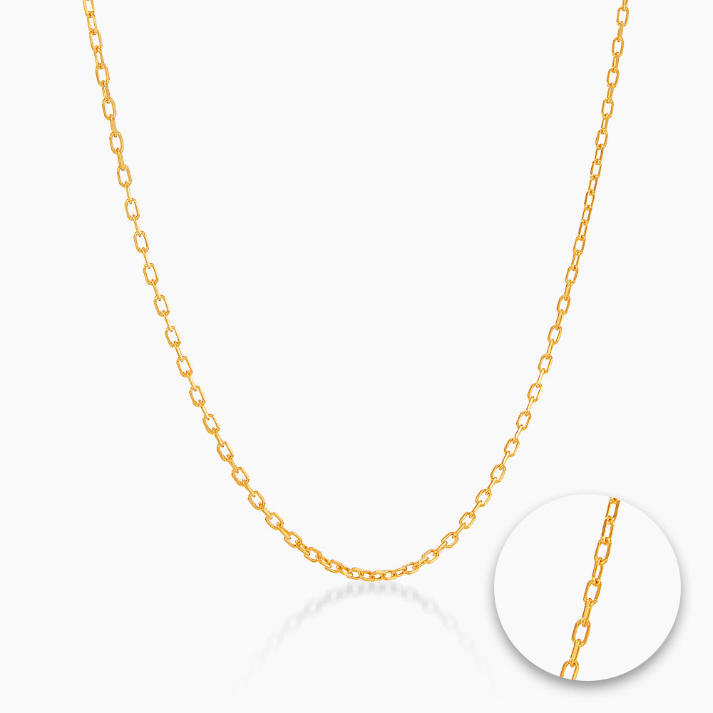 Oro Italia 916 Yellow Gold Necklace GC33430526(035) (22K Gold)