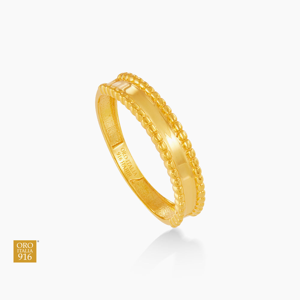 Oro Italia 916 Yellow Gold Ring GR59340525 (22K Gold)