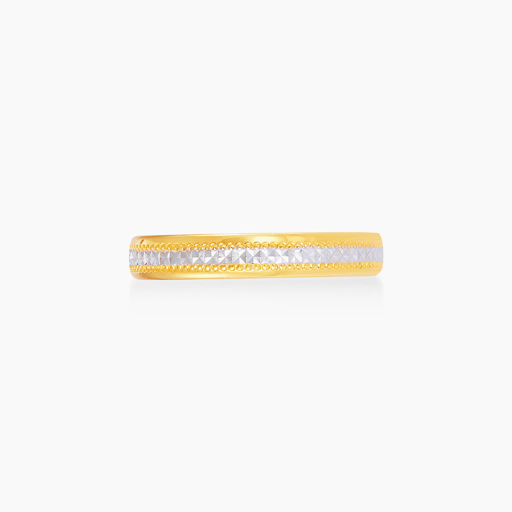 916/22K Yellow and White Gold Ring 6200001YW