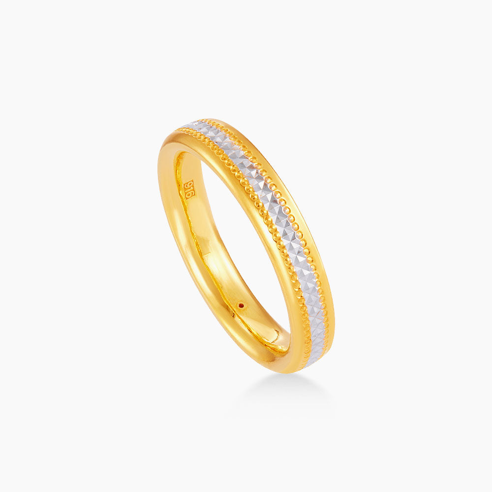 916/22K Yellow and White Gold Ring 6200001YW