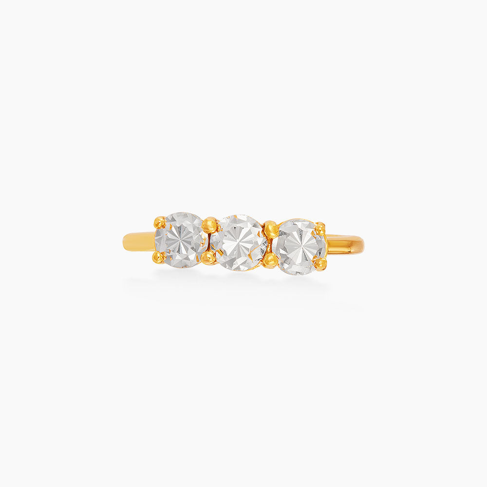 916/22K Yellow and White Gold Ring 6200002YW3