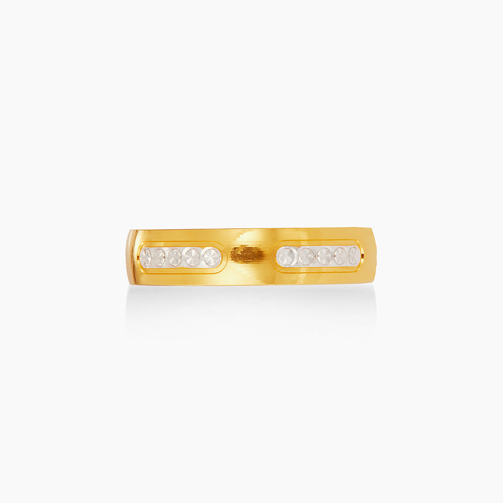 916/22K Yellow and White Gold Ring 6200006YW