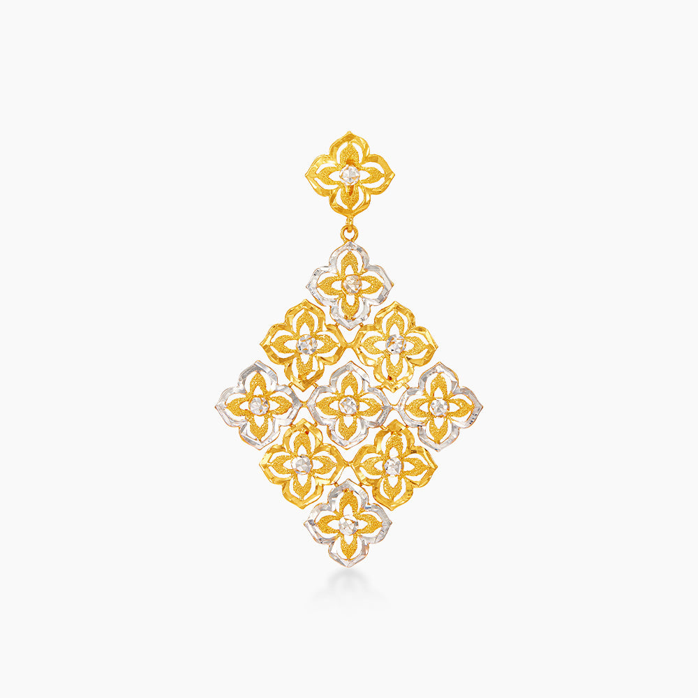 916/22K Yellow and White Gold Pendant 6200022YWL(P)