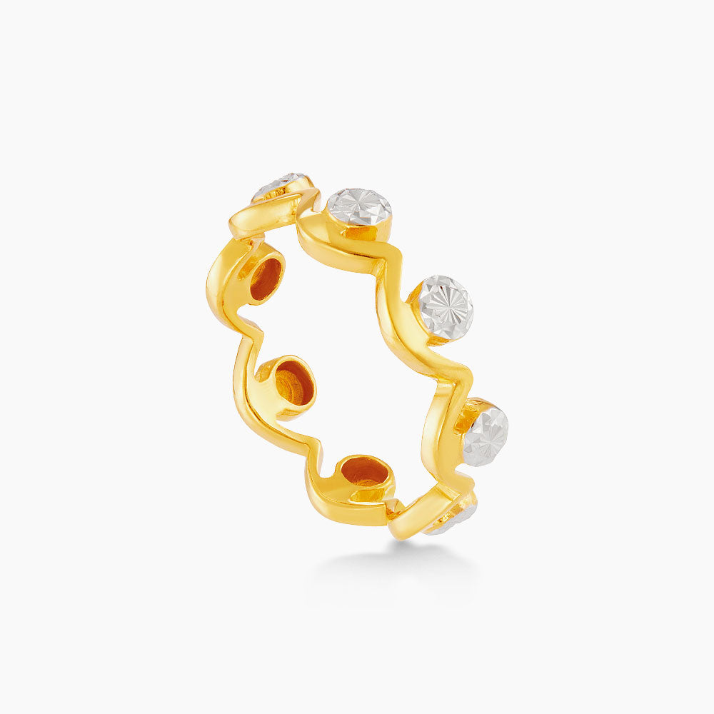 916/22K Yellow and White Gold Ring 6200039Y
