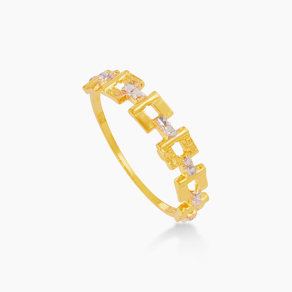 916/22K Yellow and White Gold Ring 6200055YW