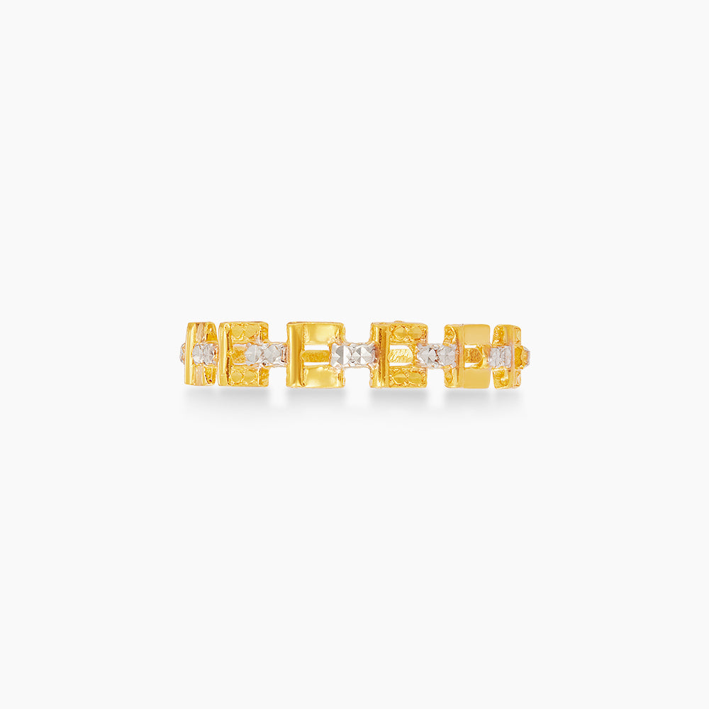 916/22K Yellow and White Gold Ring 6200055YW
