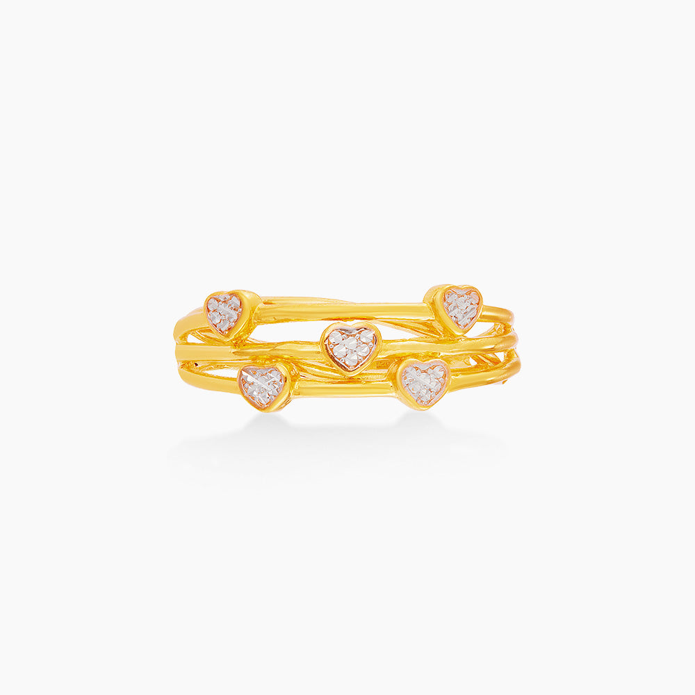 916/22K Yellow and White Gold Ring 6200056YW