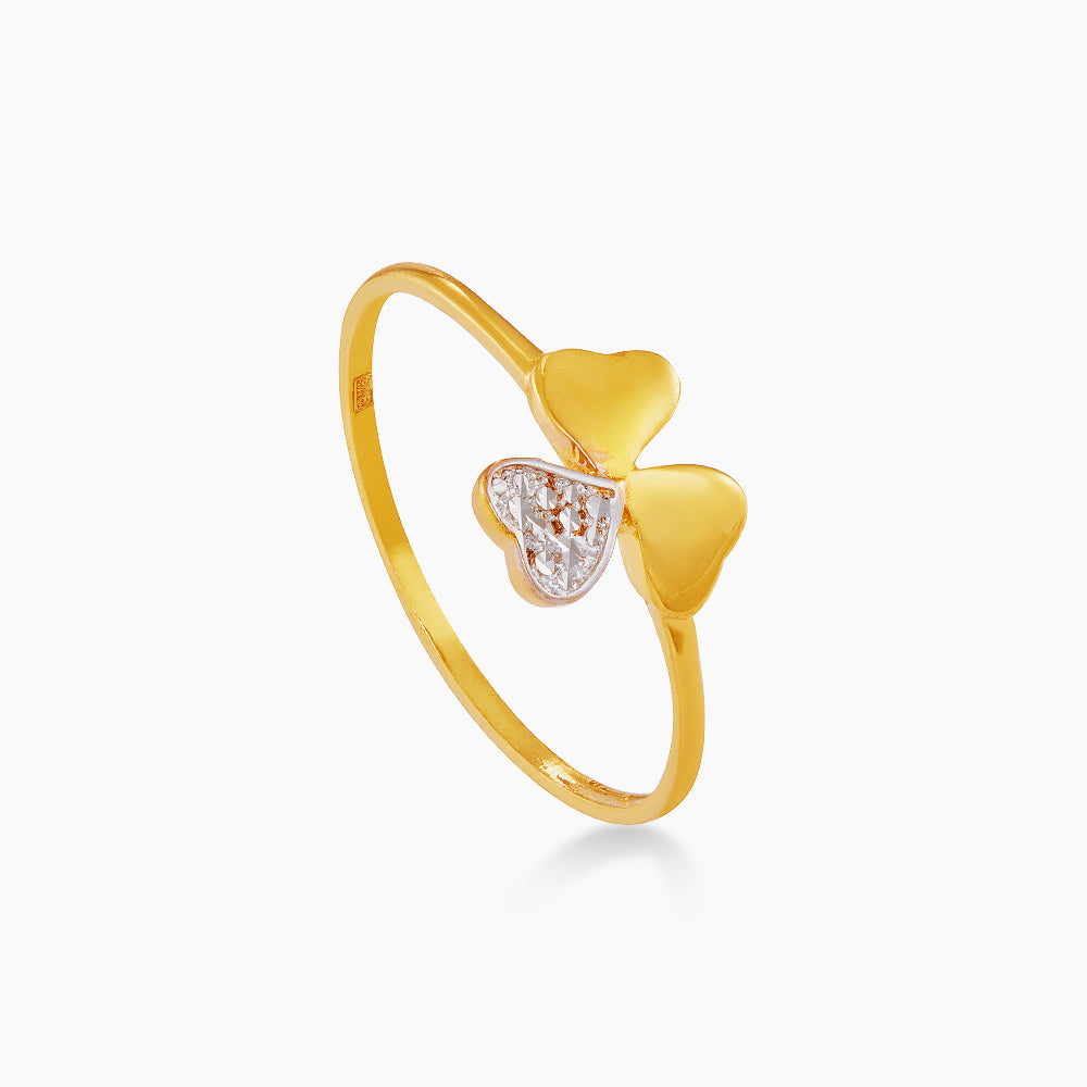 916/22K Yellow and White Gold Ring 6200059YW