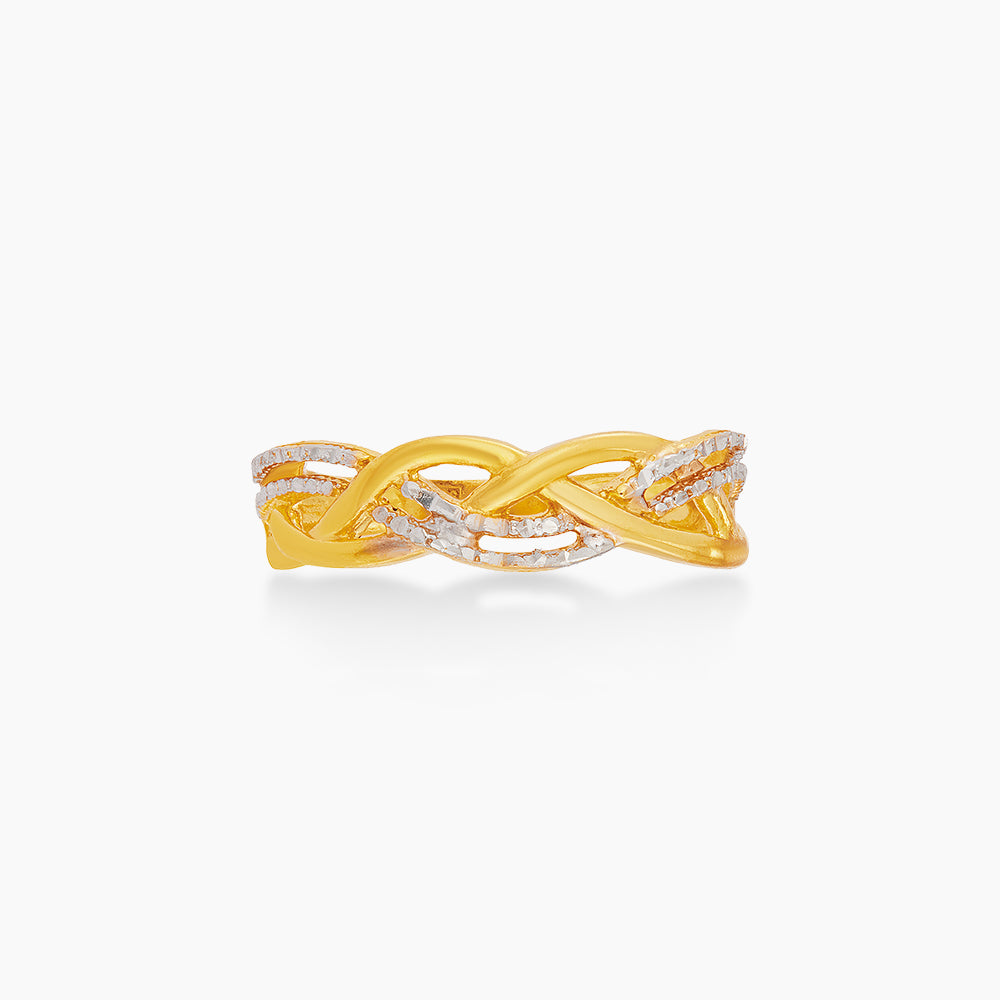916/22K Yellow and White Gold Ring 6200064YW