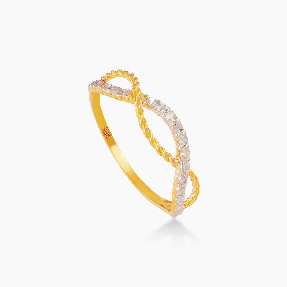 916/22K Yellow and White Gold Ring 6200065YW