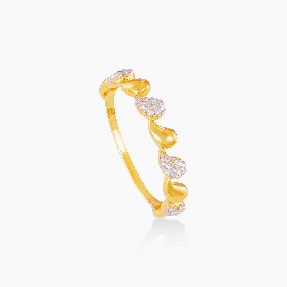 916/22K Yellow and White Gold Ring 6200071YW