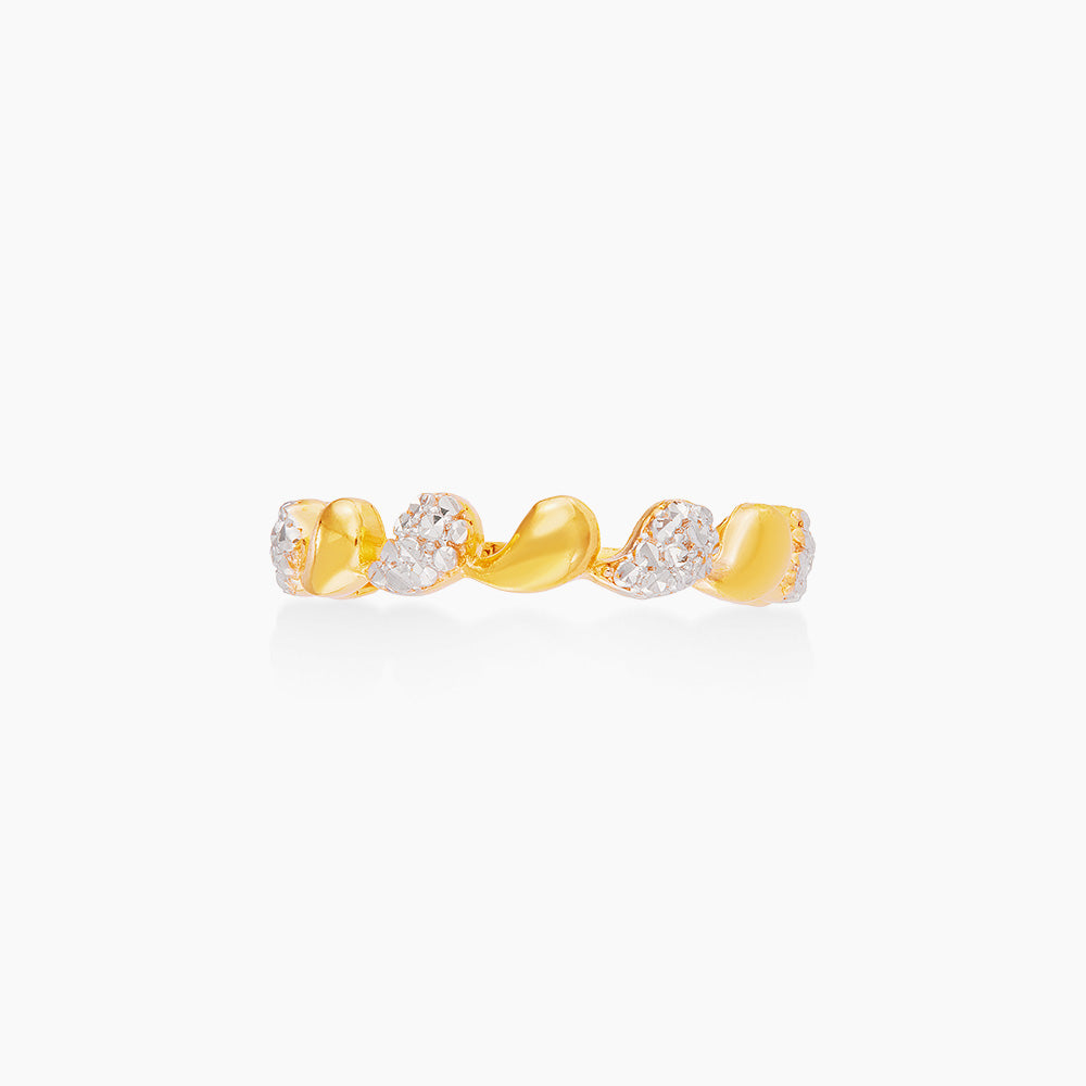 916/22K Yellow and White Gold Ring 6200071YW