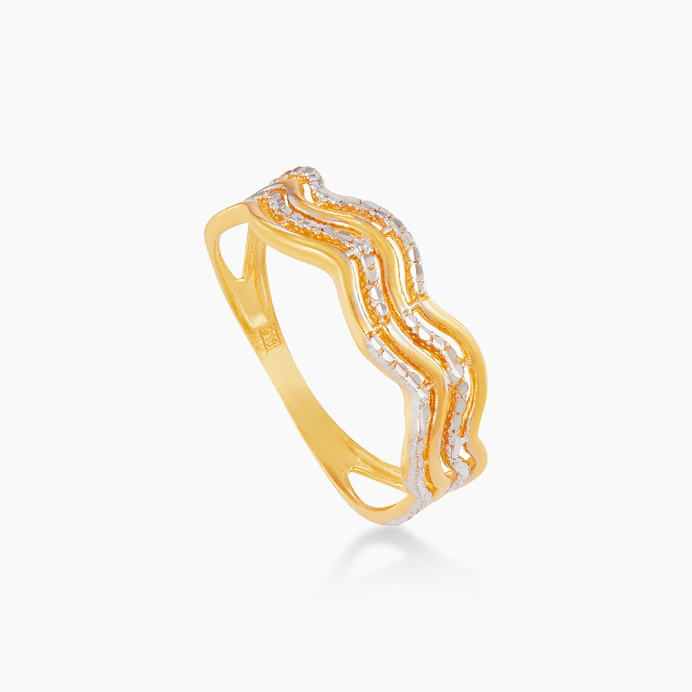916/22K Yellow and White Gold Ring 6200075YW