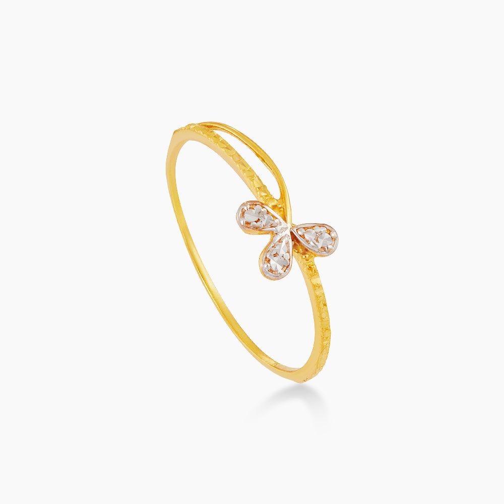 916/22K Yellow and White Gold Ring 6200077YW